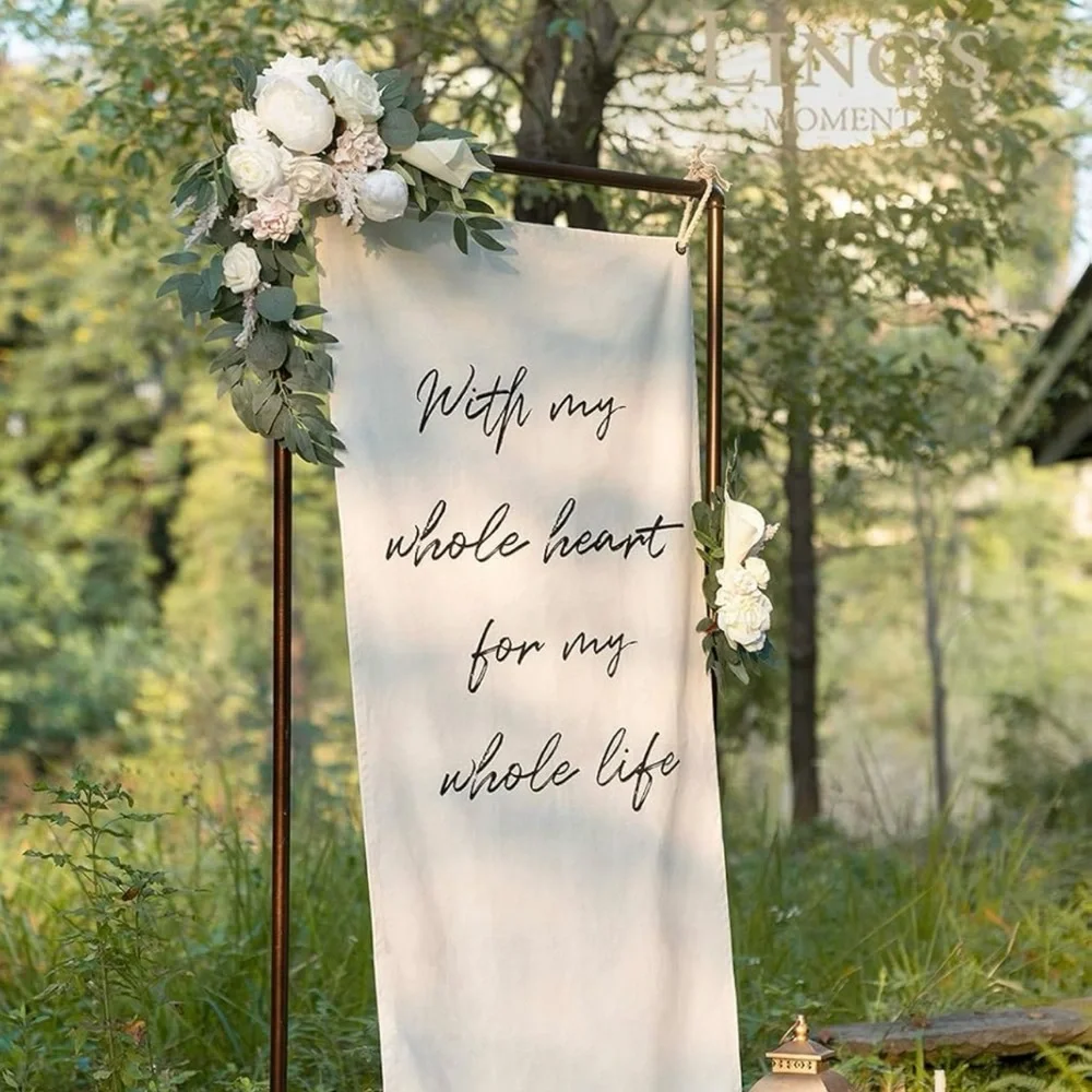 Ling's Moment Standard Size Sign Florals in 'White & Sage' Brand New!